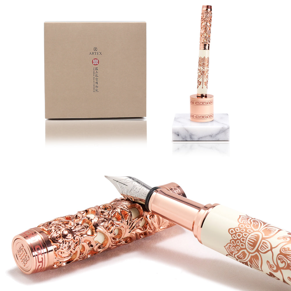 Neko團購限定｜ARTEX x 故宮 金番花鋼筆禮盒-4色可選