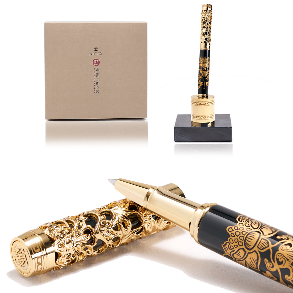ARTEX x 故宮｜金番花鋼珠筆禮盒-4色可選
