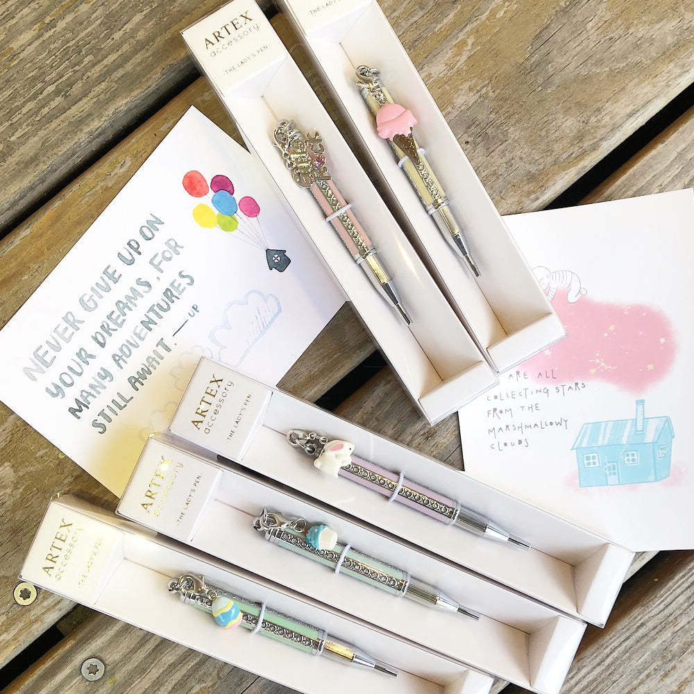 【即將完售】ARTEX accessory五折優惠-伸縮項鍊筆-4色可選