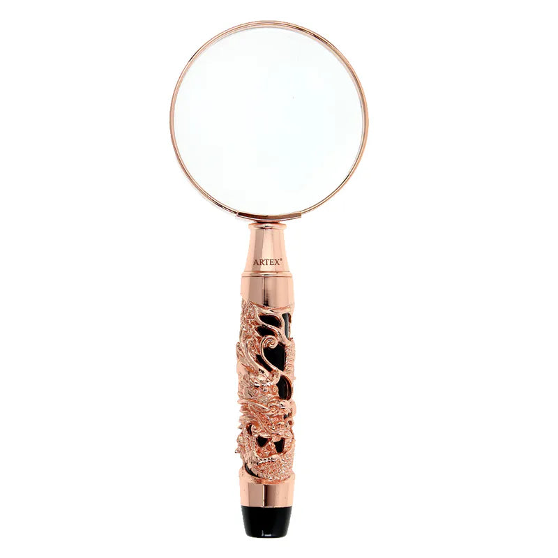 ARTEX玫瑰金龍放大鏡