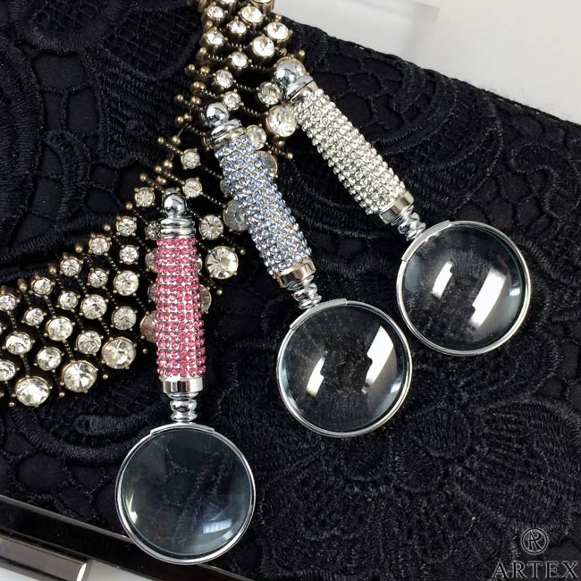 ARTEX六折優惠-耀動水鑽放大鏡-施華洛世奇元素-3色可選