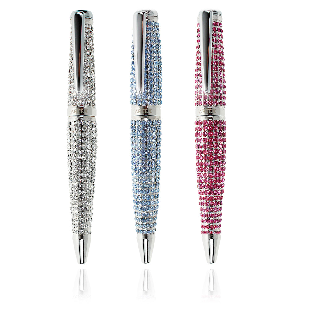 ARTEX六折優惠-耀動水鑽短版原子筆-大滿鑽(賺!)-3色可選