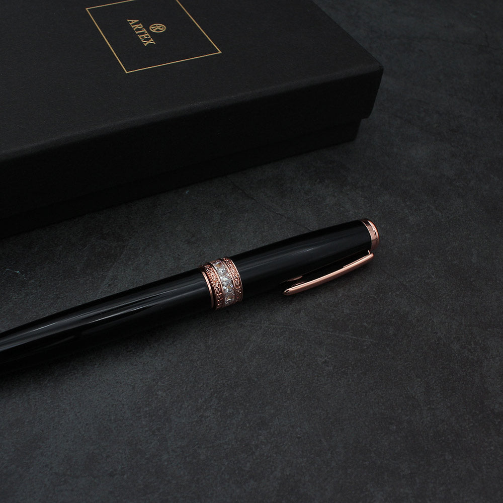 ARTEX葛莉絲水鑽長版原子筆-4色可選