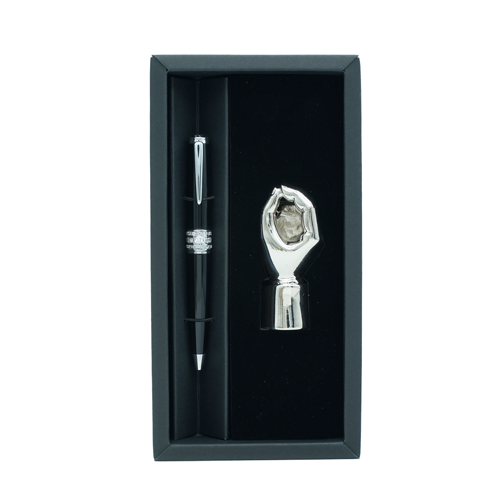 ARTEX 買筆送座優惠組-葛莉絲水鑽短版原子筆-2色可選