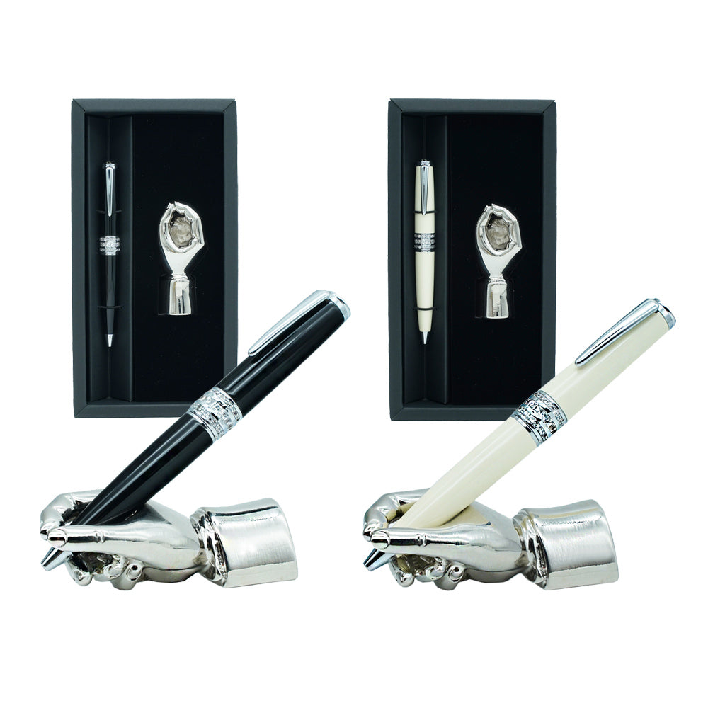 ARTEX 買筆送座優惠組-葛莉絲水鑽短版原子筆-2色可選