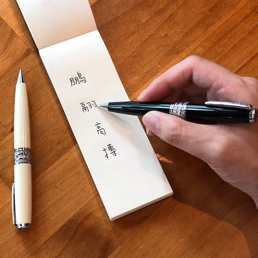 ARTEX 買筆送座優惠組-葛莉絲水鑽短版原子筆-2色可選