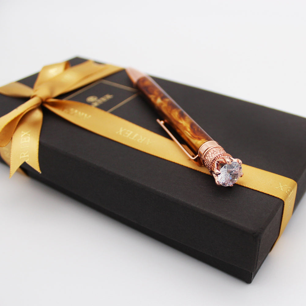 ARTEX皇家禮讚原子筆-玳瑁玫瑰金