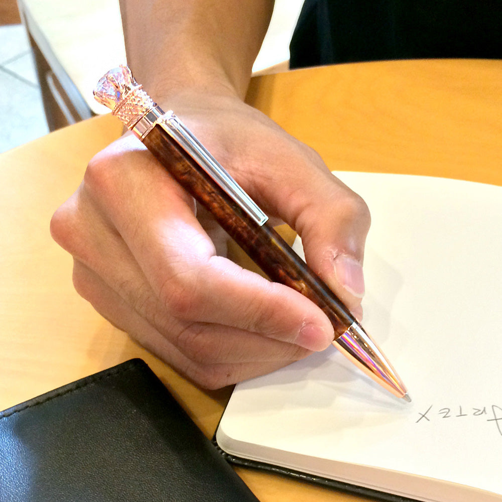 ARTEX皇家禮讚原子筆-玳瑁玫瑰金