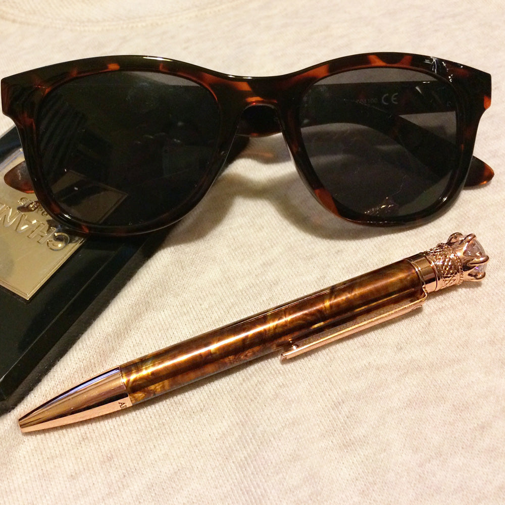 ARTEX皇家禮讚原子筆-玳瑁玫瑰金